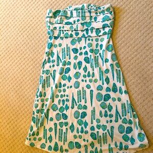 Lilly Pulitzer cotton bandeau dress